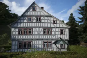 Im ehemaligen Heimatmuseum in Döschnitz kann man zur Probe wohnen.